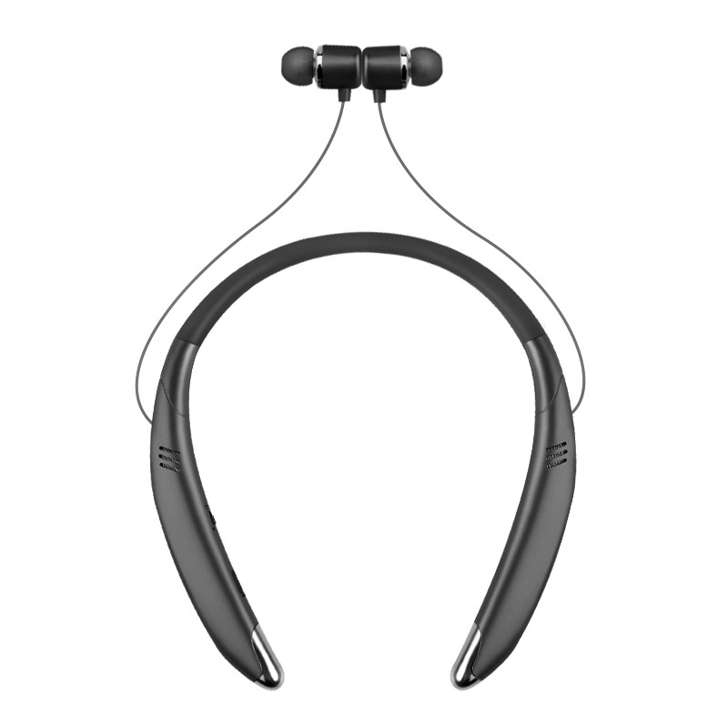 Premium Sports Over the Neck Wireless Bluetooth Stereo Headset V8 (Black)